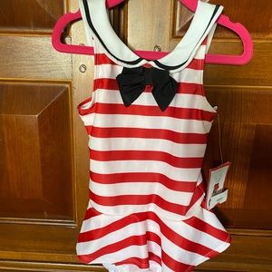 Girls swim suit dress baiting suit